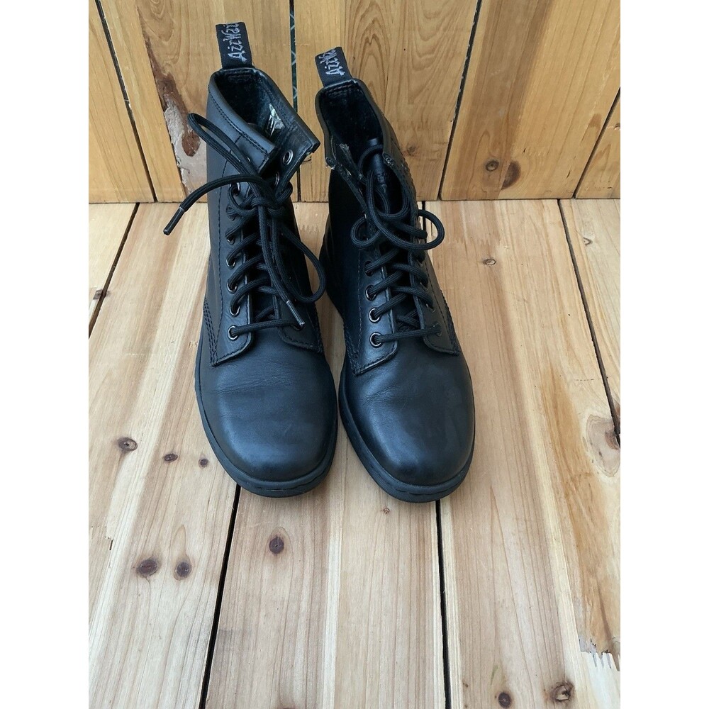 Dr Martens Girls Boots Size 4 Black Color